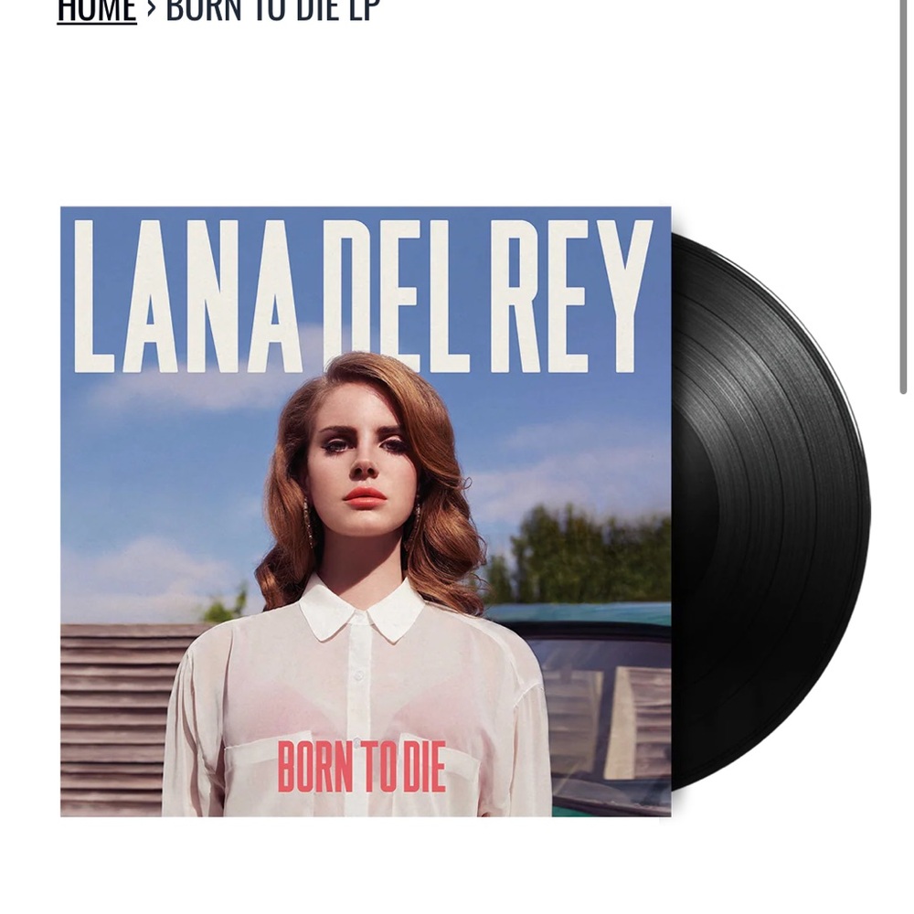 Lana Del Rey Born to Die Vinyl Record